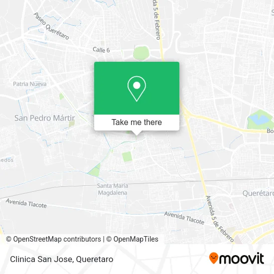 Mapa de Clinica San Jose