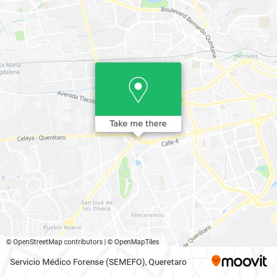 Servicio Médico Forense (SEMEFO) map
