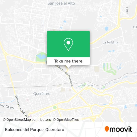 Mapa de Balcones del Parque