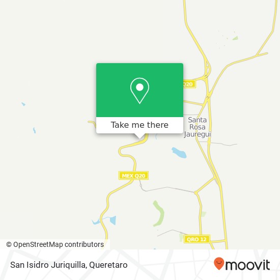 San Isidro Juriquilla map