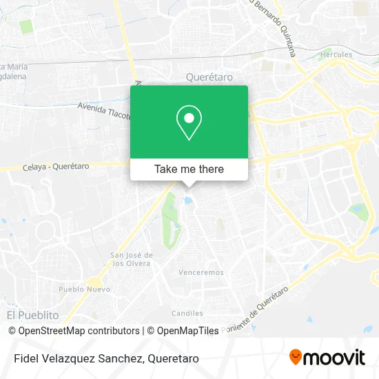 Fidel Velazquez Sanchez map