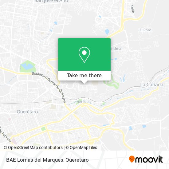 BAE Lomas del Marques map