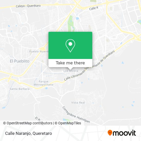 Mapa de Calle Naranjo