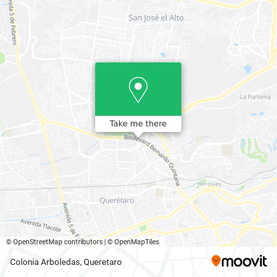Mapa de Colonia Arboledas