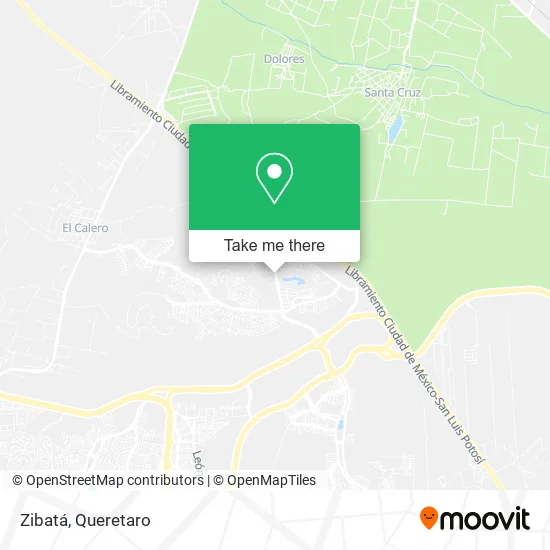 Mapa de Zibatá