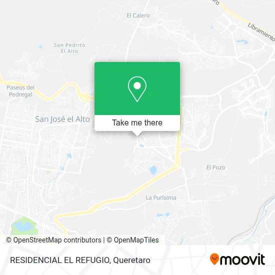 RESIDENCIAL EL REFUGIO map