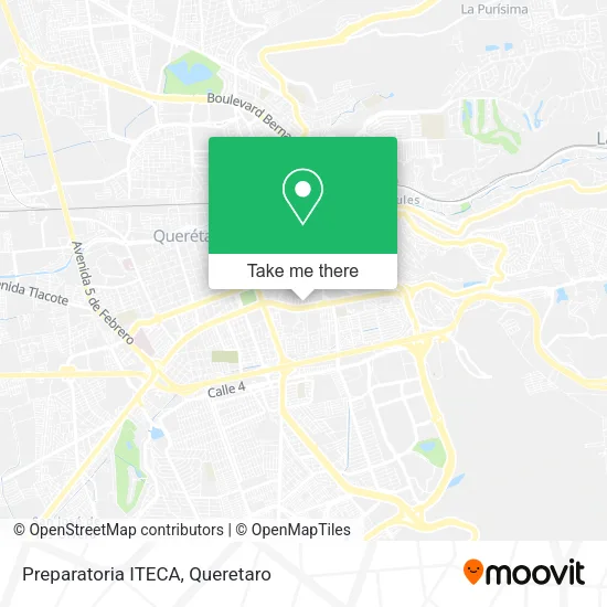 Mapa de Preparatoria ITECA