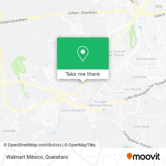 Mapa de Walmart México