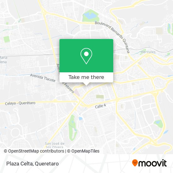 Mapa de Plaza Celta