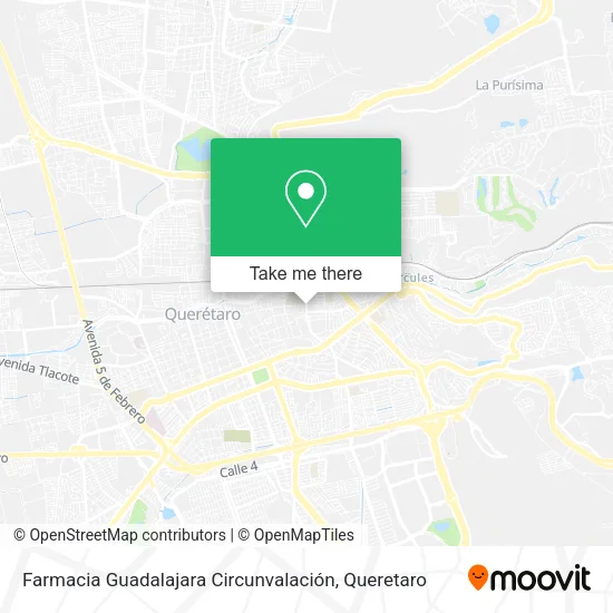 Mapa de Farmacia Guadalajara Circunvalación