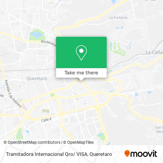 Tramitadora Internacional Qro/ VISA map