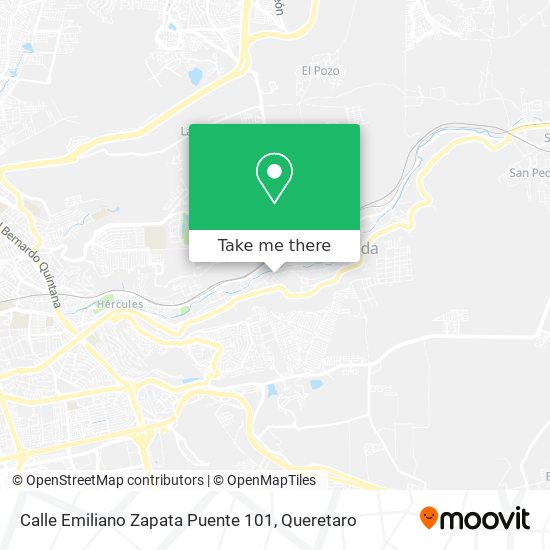 Calle Emiliano Zapata Puente 101 map