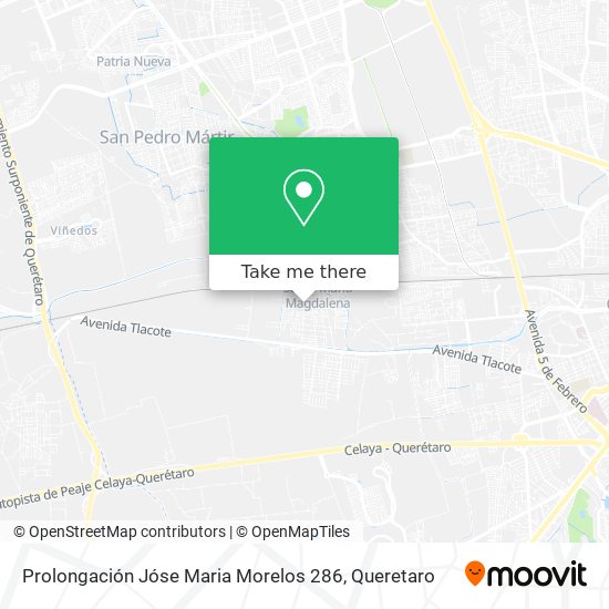 Prolongación Jóse Maria Morelos 286 map
