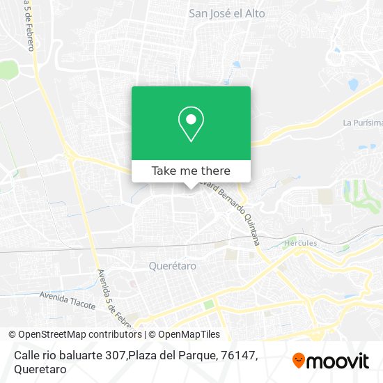 Calle rio baluarte 307,Plaza del Parque, 76147 map