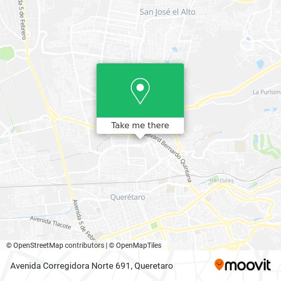 Mapa de Avenida Corregidora Norte 691