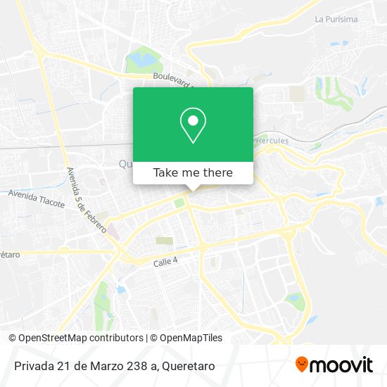 Privada 21 de Marzo 238 a map