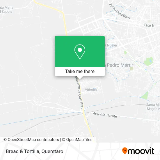 Bread & Tortilla map