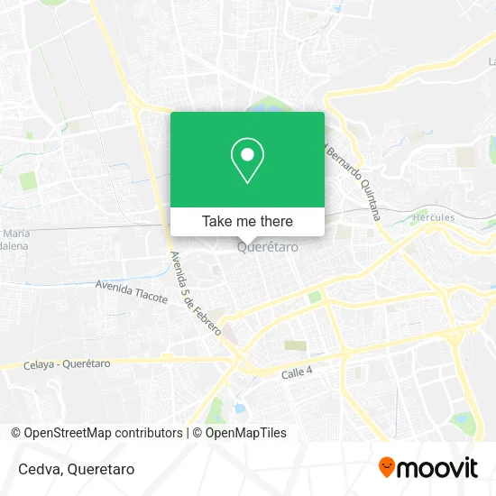 Mapa de Cedva