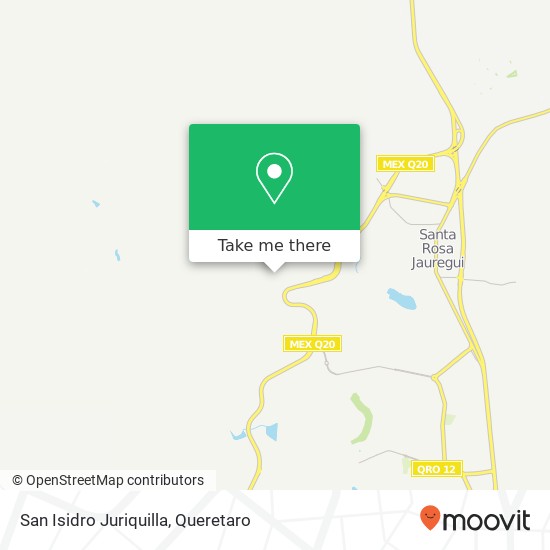 Mapa de San Isidro Juriquilla
