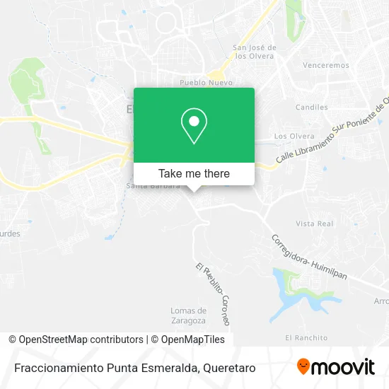 Mapa de Fraccionamiento Punta Esmeralda