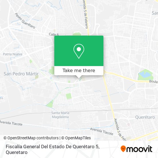 Fiscalía General Del Estado De Querétaro  5 map