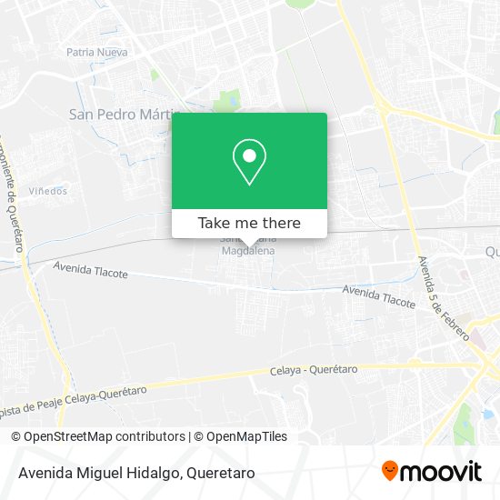 Avenida Miguel Hidalgo map