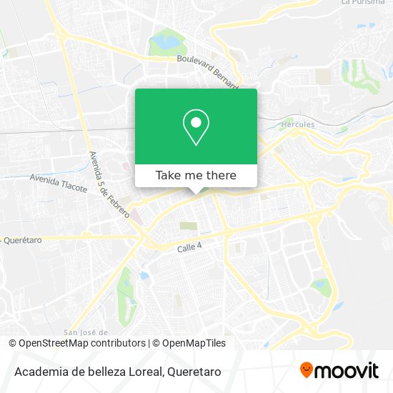 Academia de belleza Loreal map