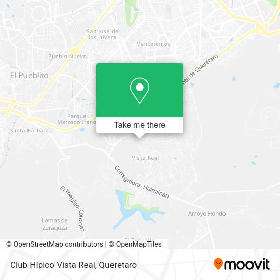Club Hípico Vista Real map