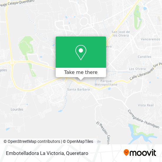 Embotelladora La Victoria map