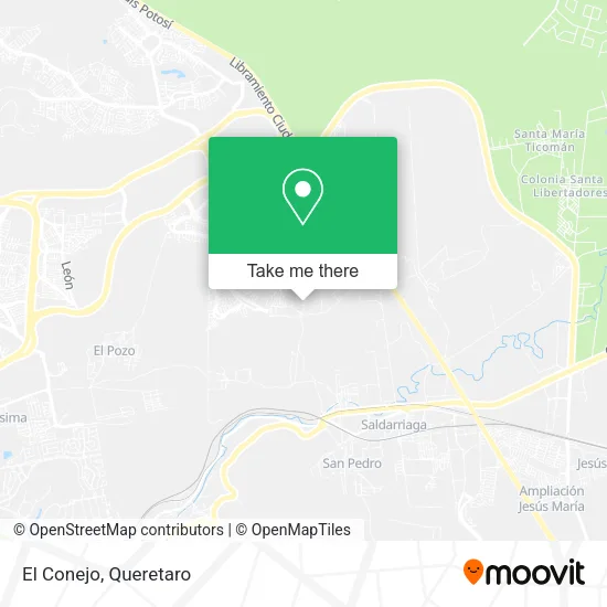 Mapa de El Conejo
