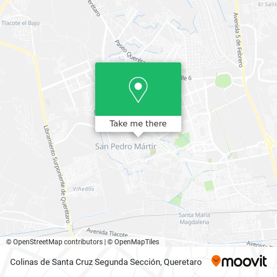Colinas de Santa Cruz Segunda Sección map