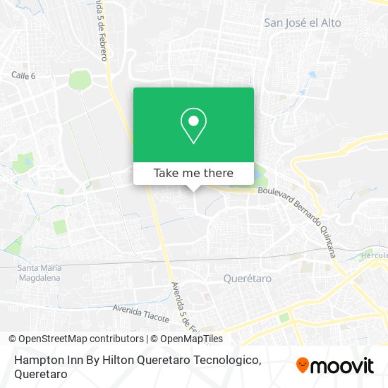 Hampton Inn By Hilton Queretaro Tecnologico map