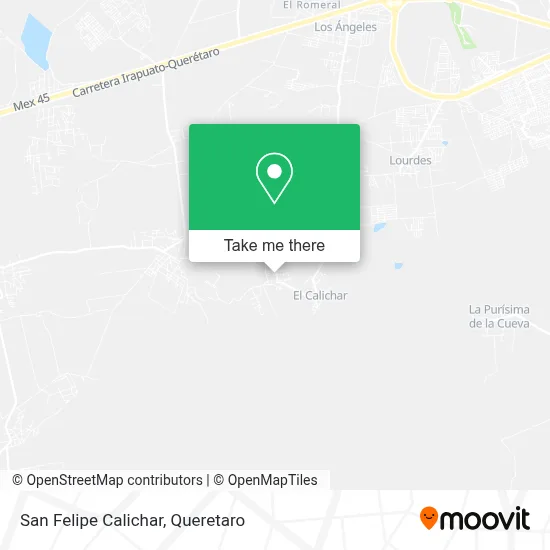 San Felipe Calichar map