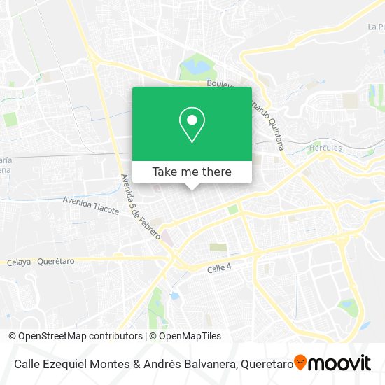 Calle Ezequiel Montes & Andrés Balvanera map