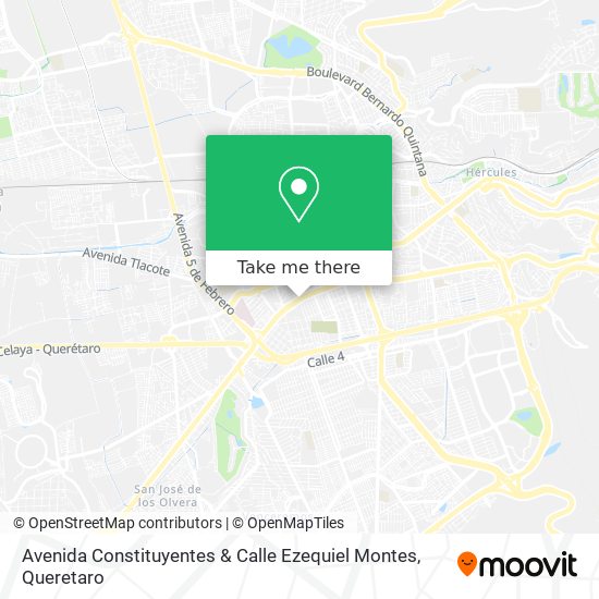 Avenida Constituyentes & Calle Ezequiel Montes map