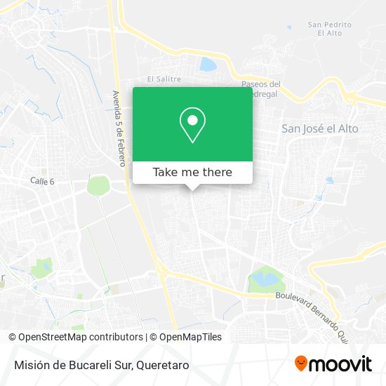 Mapa de Misión de Bucareli Sur