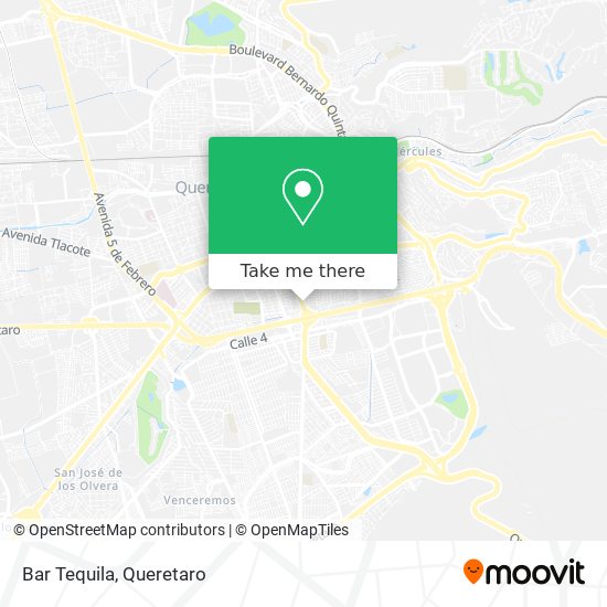 Mapa de Bar Tequila