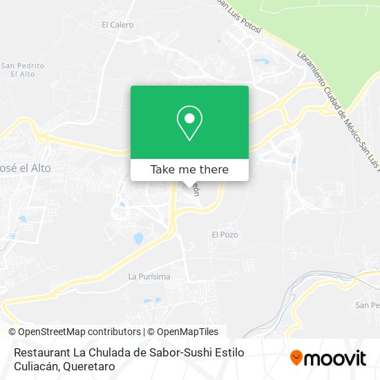 Restaurant La Chulada de Sabor-Sushi Estilo Culiacán map