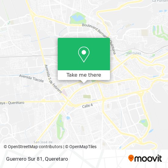 Mapa de Guerrero Sur 81