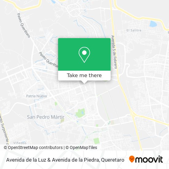 Mapa de Avenida de la Luz & Avenida de la Piedra