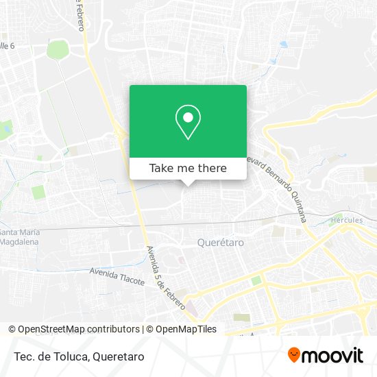 Mapa de Tec. de Toluca