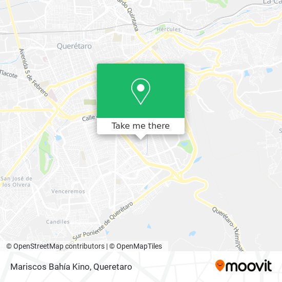 Mariscos Bahía Kino map
