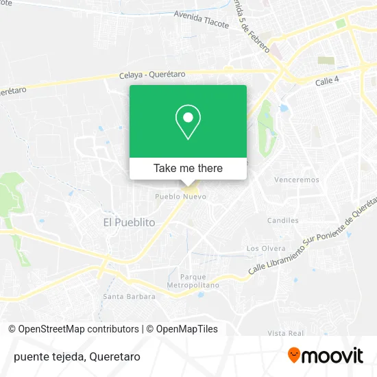puente tejeda map