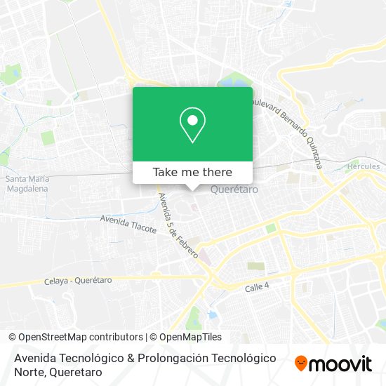Avenida Tecnológico & Prolongación Tecnológico Norte map
