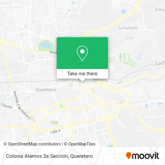 Mapa de Colonia Alamos 3a Sección