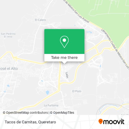Tacos de Carnitas map