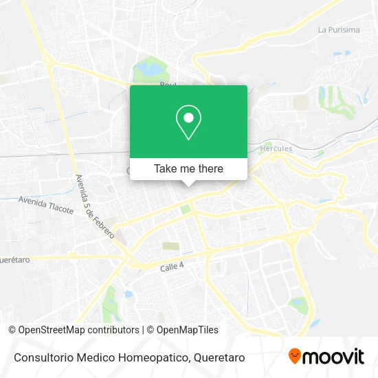 Mapa de Consultorio Medico Homeopatico