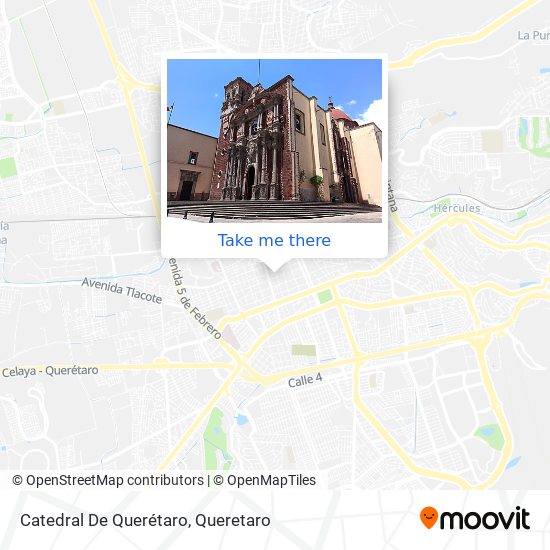 Catedral De Querétaro map