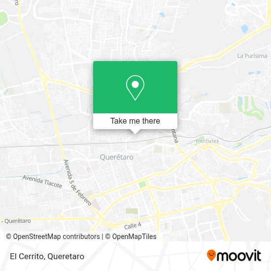 El Cerrito map