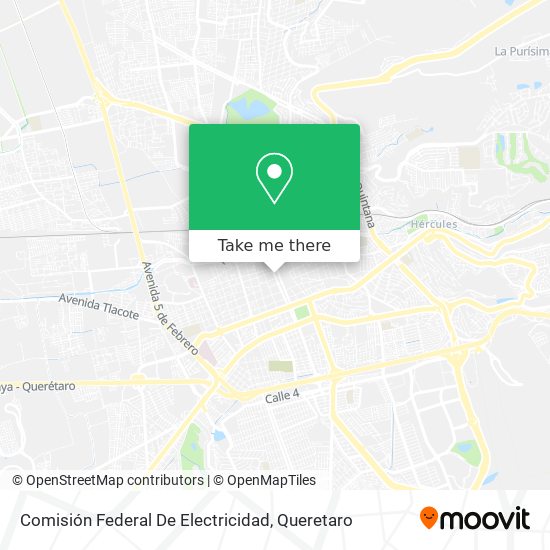 Comisión Federal De Electricidad map